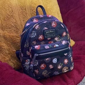 Loungefly Harry Potter cute chibi mini backpack